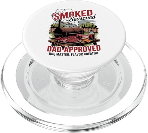 BBQ King of the Backyard - Smoked and Dad Approved Father's PopSockets PopGrip für MagSafe BBQ King of the Backyard - Smoked and Dad Approved Father's PopSockets PopGrip für MagSafe von Vintage BBQ Dad - Smoked Seasoned Dad Approved