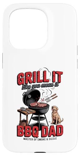 Der Meister von Smoke & Sizzle - BBQ DAD Hülle für iPhone 15 Pro Der Meister von Smoke & Sizzle - BBQ DAD Hülle für iPhone 15 Pro von Vintage BBQ Dad - Smoked Seasoned Dad Approved
