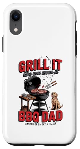 Der Meister von Smoke & Sizzle - BBQ DAD Hülle für iPhone XR Der Meister von Smoke & Sizzle - BBQ DAD Hülle für iPhone XR von Vintage BBQ Dad - Smoked Seasoned Dad Approved