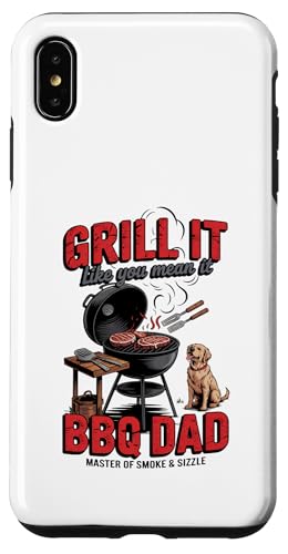 Der Meister von Smoke & Sizzle - BBQ DAD Hülle für iPhone XS Max Der Meister von Smoke & Sizzle - BBQ DAD Hülle für iPhone XS Max von Vintage BBQ Dad - Smoked Seasoned Dad Approved