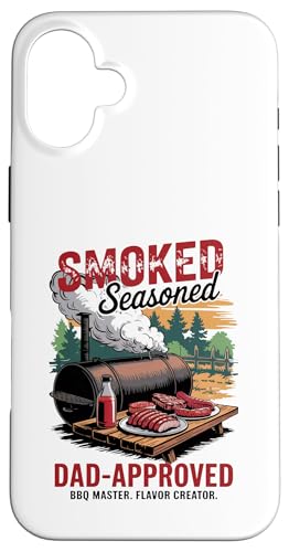 Experte für geräuchertes Fleisch – Dad-Approved – Dad Grillmaster Hülle für iPhone 16 Plus Experte für geräuchertes Fleisch – Dad-Approved – Dad Grillmaster Hülle für iPhone 16 Plus von Vintage BBQ Dad - Smoked Seasoned Dad Approved