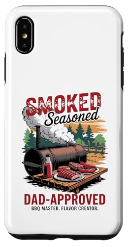 Experte für geräuchertes Fleisch – Dad-Approved – Dad Grillmaster Hülle für iPhone XS Max Experte für geräuchertes Fleisch – Dad-Approved – Dad Grillmaster Hülle für iPhone XS Max von Vintage BBQ Dad - Smoked Seasoned Dad Approved