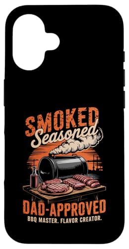 Flamme, Geschmack, Vaterschaft – Grillen Papa – BBQ Dad Hülle für iPhone 16 Flamme, Geschmack, Vaterschaft – Grillen Papa – BBQ Dad Hülle für iPhone 16 von Vintage BBQ Dad - Smoked Seasoned Dad Approved