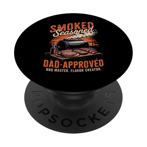 Flamme, Geschmack, Vaterschaft – Grillen Papa – BBQ Dad PopSockets Klebender PopGrip Flamme, Geschmack, Vaterschaft – Grillen Papa – BBQ Dad PopSockets Klebender PopGrip von Vintage BBQ Dad - Smoked Seasoned Dad Approved