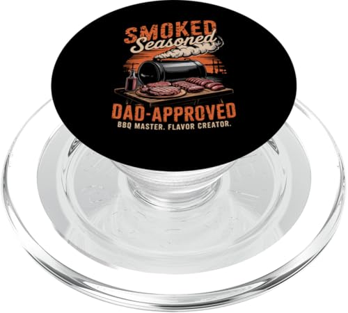 Flamme, Geschmack, Vaterschaft – Grillen Papa – BBQ Dad PopSockets PopGrip für MagSafe Flamme, Geschmack, Vaterschaft – Grillen Papa – BBQ Dad PopSockets PopGrip für MagSafe von Vintage BBQ Dad - Smoked Seasoned Dad Approved