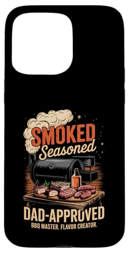 Smoked Seasoned Dad Approved — BBQ Grillmaster Vatertag Hülle für iPhone 15 Pro Max Smoked Seasoned Dad Approved — BBQ Grillmaster Vatertag Hülle für iPhone 15 Pro Max von Vintage BBQ Dad - Smoked Seasoned Dad Approved