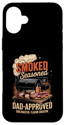 Smoked Seasoned Dad Approved — BBQ Grillmaster Vatertag Hülle für iPhone 16 Plus Smoked Seasoned Dad Approved — BBQ Grillmaster Vatertag Hülle für iPhone 16 Plus von Vintage BBQ Dad - Smoked Seasoned Dad Approved