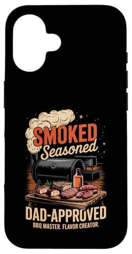 Smoked Seasoned Dad Approved — BBQ Grillmaster Vatertag Hülle für iPhone 16 Smoked Seasoned Dad Approved — BBQ Grillmaster Vatertag Hülle für iPhone 16 von Vintage BBQ Dad - Smoked Seasoned Dad Approved