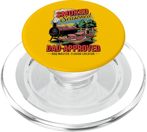 Vatertag Favorit - BBQ Dad Life mit Smoker Art PopSockets PopGrip für MagSafe Vatertag Favorit - BBQ Dad Life mit Smoker Art PopSockets PopGrip für MagSafe von Vintage BBQ Dad - Smoked Seasoned Dad Approved
