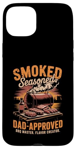 Weekend Grill Dad - Father's Day BBQ Hülle für iPhone 15 Plus von Vintage BBQ Dad - Smoked Seasoned Dad Approved
