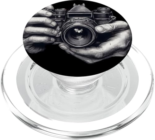 Vintage Kamera Analog SLR Kunst Fotografen Film PopSockets PopGrip für MagSafe Vintage Kamera Analog SLR Kunst Fotografen Film PopSockets PopGrip für MagSafe von Vintage Camera Retro Photographer Film Gifts Store