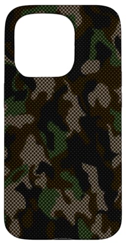 Hülle für iPhone 15 Pro Camouflage Schutzhülle Cover Army & Military Camo von Vintage Camouflage Army Man Dad Gift