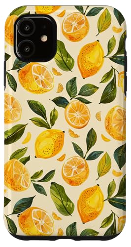 Hülle für iPhone 11 Aquarell Zitrone Sommer Limonade Zitrusfrucht Hülle für iPhone 11 Aquarell Zitrone Sommer Limonade Zitrusfrucht von Vintage Citrus Lemon Fruit Vintage Summer Design