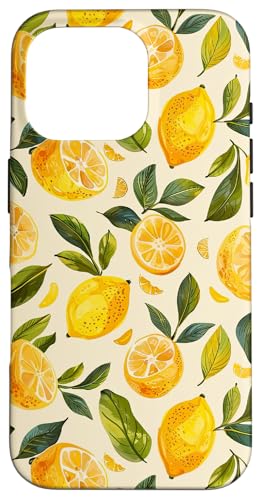 Hülle für iPhone 16 Pro Aquarell Zitrone Sommer Limonade Zitrusfrucht Hülle für iPhone 16 Pro Aquarell Zitrone Sommer Limonade Zitrusfrucht von Vintage Citrus Lemon Fruit Vintage Summer Design