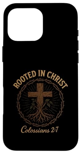 Verwurzelt in Christus – Christliches Jesus-Kreuz Hülle für iPhone 16 Pro Max Verwurzelt in Christus – Christliches Jesus-Kreuz Hülle für iPhone 16 Pro Max von Vintage Faith Belief Devotion Spiritual Religious