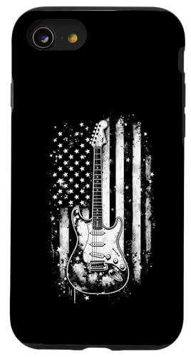 Vintage-Gitarre Hülle für iPhone SE (2020) / 7 / 8 von Vintage-Gitarren-Design