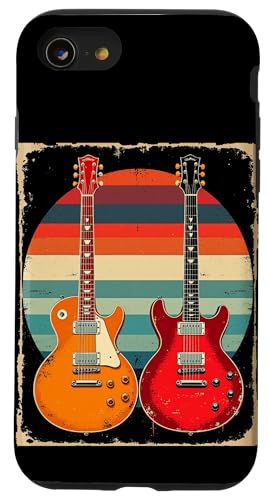 Vintage-Gitarre Hülle für iPhone SE (2020) / 7 / 8 von Vintage-Gitarren-Design
