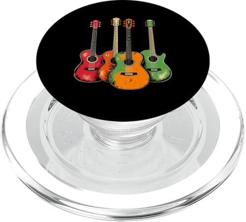Vintage-Gitarre PopSockets PopGrip für MagSafe Vintage-Gitarre PopSockets PopGrip für MagSafe von Vintage-Gitarren-Design