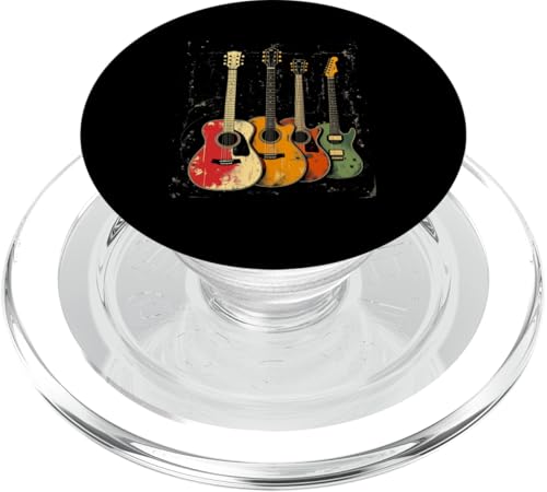 Vintage-Gitarre PopSockets PopGrip für MagSafe Vintage-Gitarre PopSockets PopGrip für MagSafe von Vintage-Gitarren-Design