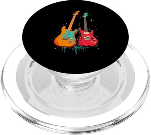 Vintage-Gitarre PopSockets PopGrip für MagSafe Vintage-Gitarre PopSockets PopGrip für MagSafe von Vintage-Gitarren-Design
