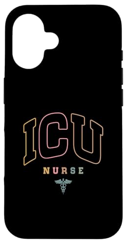 Funny Intensivstation Intensivstation Krankenschwester Notkrankenschwester Hülle für iPhone 16 von Vintage ICU Nurse Appreciation Day Apparel