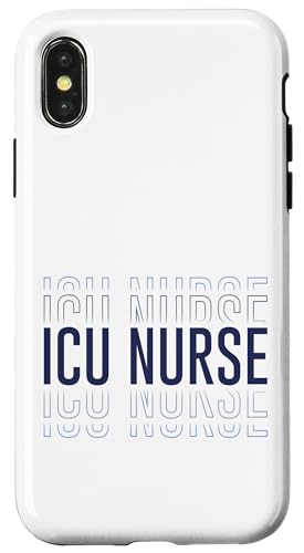 Funny Intensivstation Intensivstation Krankenschwester Notkrankenschwester Hülle für iPhone X/XS von Vintage ICU Nurse Appreciation Day Apparel