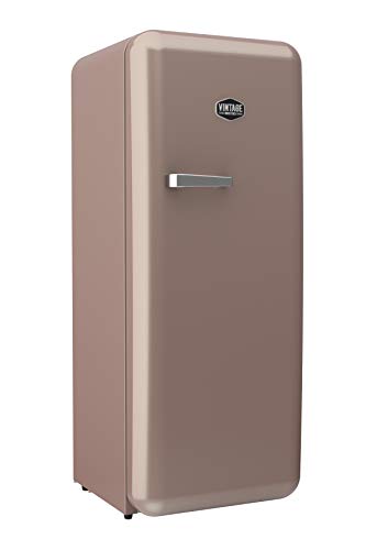 Vintage Industries Retro Kühlschrank Havanna, SONDEREDITION Rosé Gold, Kühl-Gefrier-Kombination, Kühlschrank mit Gefrierfach, Weinregal, Rosé Gold, VIRC330 Vintage Industries Retro Kühlschrank Havanna, SONDEREDITION Rosé Gold, Kühl-Gefrier-Kombination, Kühlschrank mit Gefrierfach, Weinregal, Rosé Gold, VIRC330 von Vintage Industries