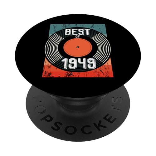 Best Of 1949 Vintage Vinyl Schallplatte zum 73. Geburtstag PopSockets Klebender PopGrip Best Of 1949 Vintage Vinyl Schallplatte zum 73. Geburtstag PopSockets Klebender PopGrip von Vintage LP Schallplatte Vinyl Jahrgang Geburtstage