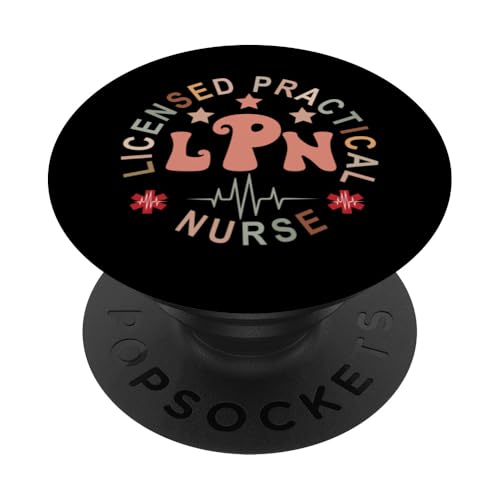 LPN Krankenschwester lizenzierte Praktische Krankenschwester Week Healthcare PopSockets Klebender PopGrip LPN Krankenschwester lizenzierte Praktische Krankenschwester Week Healthcare PopSockets Klebender PopGrip von Vintage LPN Nurse Appreciation Day Apparel