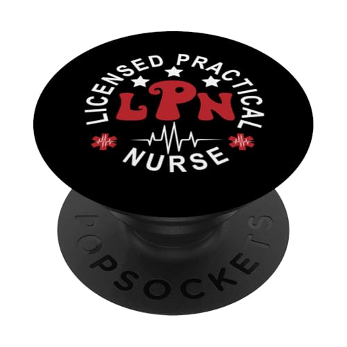 LPN Krankenschwester lizenzierte Praktische Krankenschwester Week Healthcare PopSockets Klebender PopGrip LPN Krankenschwester lizenzierte Praktische Krankenschwester Week Healthcare PopSockets Klebender PopGrip von Vintage LPN Nurse Appreciation Day Apparel
