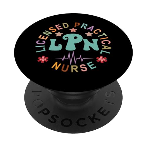 LPN Krankenschwester lizenzierte Praktische Krankenschwester Week Healthcare PopSockets Klebender PopGrip LPN Krankenschwester lizenzierte Praktische Krankenschwester Week Healthcare PopSockets Klebender PopGrip von Vintage LPN Nurse Appreciation Day Apparel