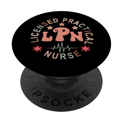 LPN Krankenschwester lizenzierte Praktische Krankenschwester Week Healthcare PopSockets Klebender PopGrip LPN Krankenschwester lizenzierte Praktische Krankenschwester Week Healthcare PopSockets Klebender PopGrip von Vintage LPN Nurse Appreciation Day Apparel