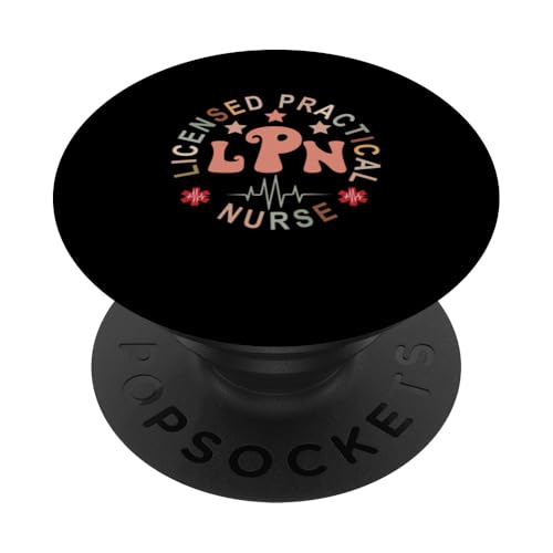LPN Nurse Licensed Practical Nursing Nursing Week Back Of PopSockets Klebender PopGrip LPN Nurse Licensed Practical Nursing Nursing Week Back Of PopSockets Klebender PopGrip von Vintage LPN Nurse Appreciation Day Apparel