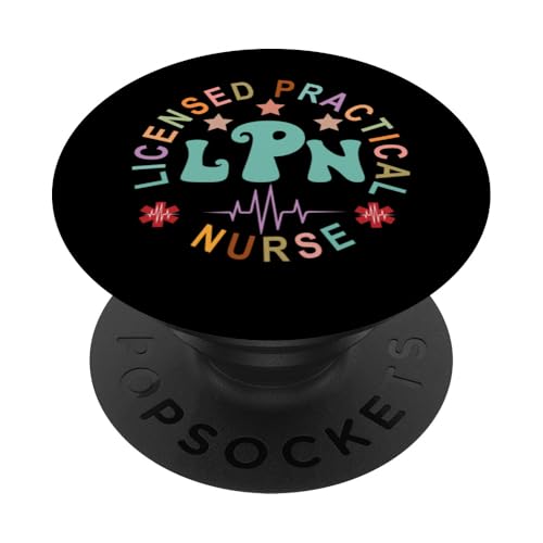LPN Nurse Licensed Practical Nursing Nursing Week Back Of PopSockets Klebender PopGrip LPN Nurse Licensed Practical Nursing Nursing Week Back Of PopSockets Klebender PopGrip von Vintage LPN Nurse Appreciation Day Apparel