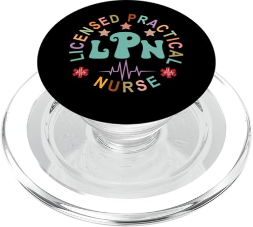 LPN Nurse Licensed Practical Nursing Nursing Week Back Of PopSockets PopGrip für MagSafe LPN Nurse Licensed Practical Nursing Nursing Week Back Of PopSockets PopGrip für MagSafe von Vintage LPN Nurse Appreciation Day Apparel