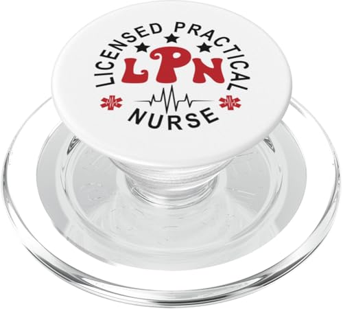 LPN Nurse Licensed Practical Nursing Nursing Week Back Of PopSockets PopGrip für MagSafe LPN Nurse Licensed Practical Nursing Nursing Week Back Of PopSockets PopGrip für MagSafe von Vintage LPN Nurse Appreciation Day Apparel