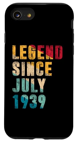 Legend Since Juli 1939 - 86 Years Old Gifts 86th Birthday Hülle für iPhone SE (2020) / 7 / 8 von Vintage Legend Since Birthday Gifts Store By Mj