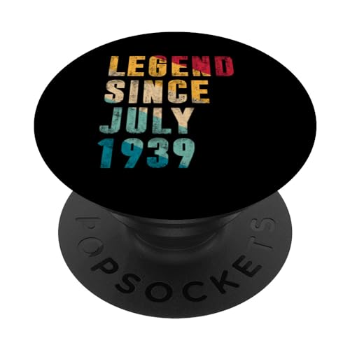 Legend Since Juli 1939 - 86 Years Old Gifts 86th Birthday PopSockets Klebender PopGrip Legend Since Juli 1939 - 86 Years Old Gifts 86th Birthday PopSockets Klebender PopGrip von Vintage Legend Since Birthday Gifts Store By Mj