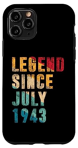 Legend Since Juli 1943 - 82 Years Old Gifts 82nd Birthday Hülle für iPhone 11 Pro Legend Since Juli 1943 - 82 Years Old Gifts 82nd Birthday Hülle für iPhone 11 Pro von Vintage Legend Since Birthday Gifts Store By Mj