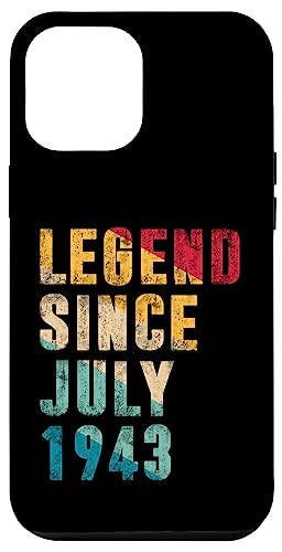 Legend Since Juli 1943 - 82 Years Old Gifts 82nd Birthday Hülle für iPhone 12 Pro Max Legend Since Juli 1943 - 82 Years Old Gifts 82nd Birthday Hülle für iPhone 12 Pro Max von Vintage Legend Since Birthday Gifts Store By Mj