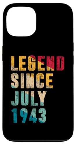 Legend Since Juli 1943 - 82 Years Old Gifts 82nd Birthday Hülle für iPhone 13 Legend Since Juli 1943 - 82 Years Old Gifts 82nd Birthday Hülle für iPhone 13 von Vintage Legend Since Birthday Gifts Store By Mj