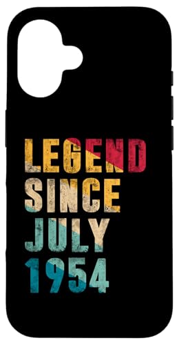 Legend Since Juli 1954 - 71 Years Old Gifts 71. Geburtstag Hülle für iPhone 16 Legend Since Juli 1954 - 71 Years Old Gifts 71. Geburtstag Hülle für iPhone 16 von Vintage Legend Since Birthday Gifts Store By Mj