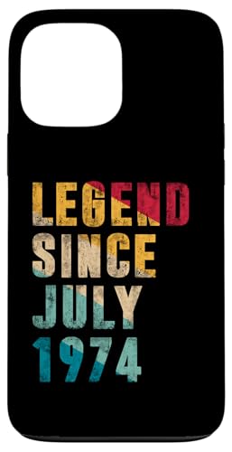 Legend Since Juli 1974 - 51 Years Old Gifts 51. Geburtstag Hülle für iPhone 13 Pro Max Legend Since Juli 1974 - 51 Years Old Gifts 51. Geburtstag Hülle für iPhone 13 Pro Max von Vintage Legend Since Birthday Gifts Store By Mj