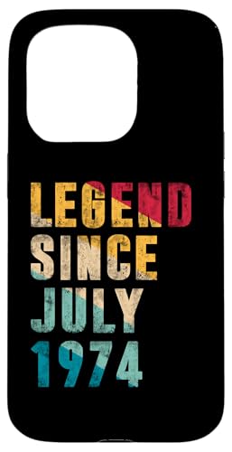 Legend Since Juli 1974 - 51 Years Old Gifts 51. Geburtstag Hülle für iPhone 15 Pro Legend Since Juli 1974 - 51 Years Old Gifts 51. Geburtstag Hülle für iPhone 15 Pro von Vintage Legend Since Birthday Gifts Store By Mj