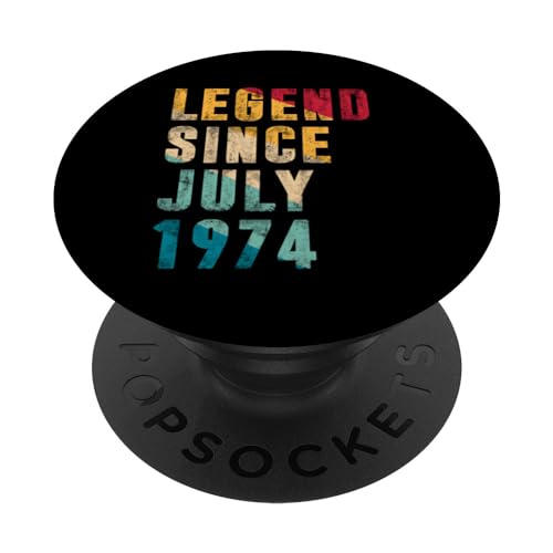Legend Since Juli 1974 - 51 Years Old Gifts 51. Geburtstag PopSockets Klebender PopGrip Legend Since Juli 1974 - 51 Years Old Gifts 51. Geburtstag PopSockets Klebender PopGrip von Vintage Legend Since Birthday Gifts Store By Mj