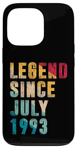 Legend Since Juli 1993 - 30 Years Old Gifts 30th Birthday Hülle für iPhone 13 Pro Legend Since Juli 1993 - 30 Years Old Gifts 30th Birthday Hülle für iPhone 13 Pro von Vintage Legend Since Birthday Gifts Store By Mj