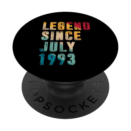 Legend Since Juli 1993 - 30 Years Old Gifts 30th Birthday PopSockets Klebender PopGrip Legend Since Juli 1993 - 30 Years Old Gifts 30th Birthday PopSockets Klebender PopGrip von Vintage Legend Since Birthday Gifts Store By Mj