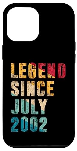 Legend Since Juli 2002 - 23 Years Old Gifts 23rd Birthday Hülle für iPhone 12 Pro Max Legend Since Juli 2002 - 23 Years Old Gifts 23rd Birthday Hülle für iPhone 12 Pro Max von Vintage Legend Since Birthday Gifts Store By Mj