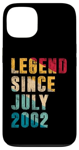 Legend Since Juli 2002 - 23 Years Old Gifts 23rd Birthday Hülle für iPhone 13 Legend Since Juli 2002 - 23 Years Old Gifts 23rd Birthday Hülle für iPhone 13 von Vintage Legend Since Birthday Gifts Store By Mj