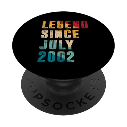 Legend Since Juli 2002 - 23 Years Old Gifts 23rd Birthday PopSockets Klebender PopGrip Legend Since Juli 2002 - 23 Years Old Gifts 23rd Birthday PopSockets Klebender PopGrip von Vintage Legend Since Birthday Gifts Store By Mj